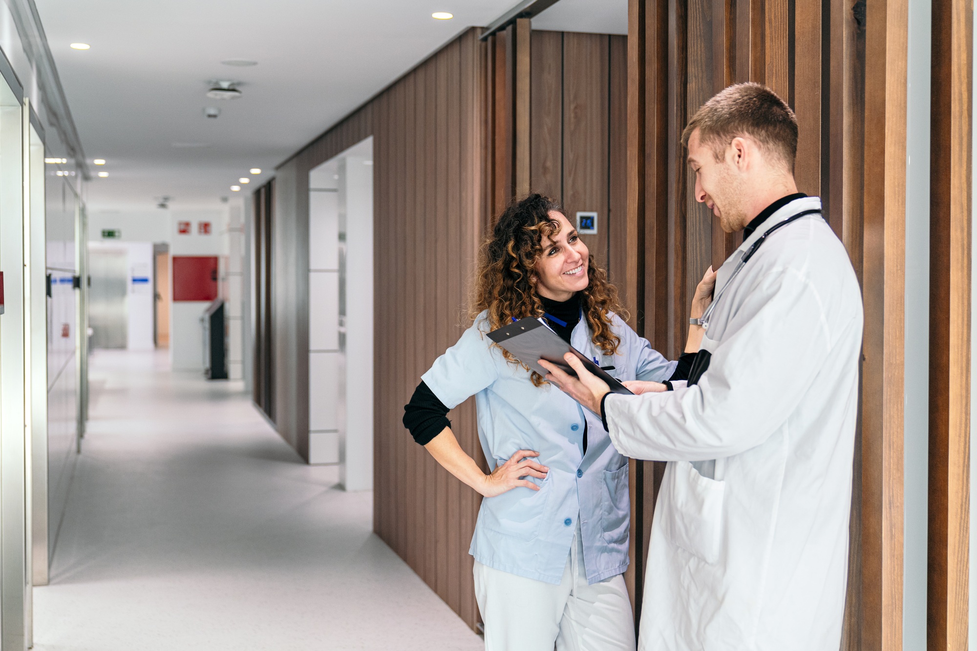 Engaged Healthcare Professionals in Hospital Setting
